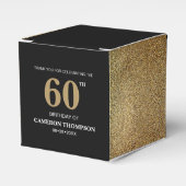 Ballotins Gold Confetti Noir 60e anniversaire Ballotin (Verso)