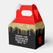 Ballotins Gold et Red Drippin Swag 16 Anniversaire (Arrière)