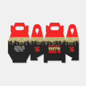 Ballotins Gold et Red Drippin Swag 16 Anniversaire (Déplié)