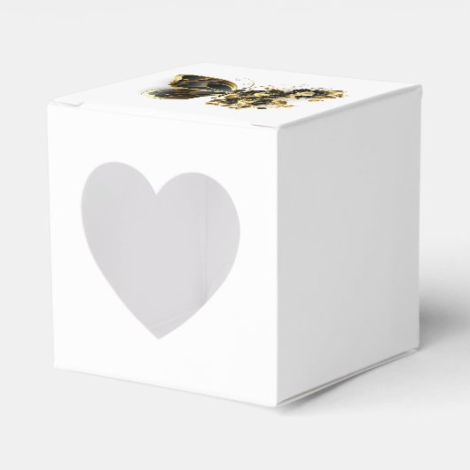 Ballotins Gold flower Butterfly with Black Orchid (Verso)