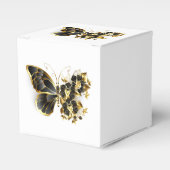 Ballotins Gold flower Butterfly with Black Orchid (Verso)