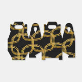 Ballotins Gold Foil Scribble Circle Parti moderne Favoriser  (Déplié)