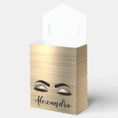 Ballotins Gold Glitter Sparkle Eyelashes Monogram (Ouvert)
