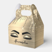 Ballotins Gold Glitter Sparkle Eyelashes Monogram (Verso)