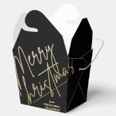 Ballotins Gold Joyeux Noël Noir (Ouvert)