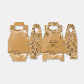 Ballotins Gold Liquid Metal Graduation Party (Déplié)