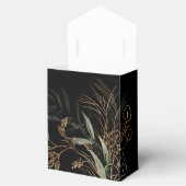 Ballotins Gold Modern Eucalyptus Élégant Onyx Black Premium (Ouvert)