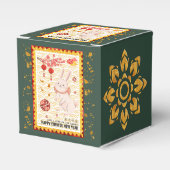Ballotins Gold Papercut 2023 Rabbit chinois Nouvel An vert (Verso)