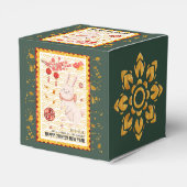 Ballotins Gold Papercut 2023 Rabbit chinois Nouvel An vert (Arrière)