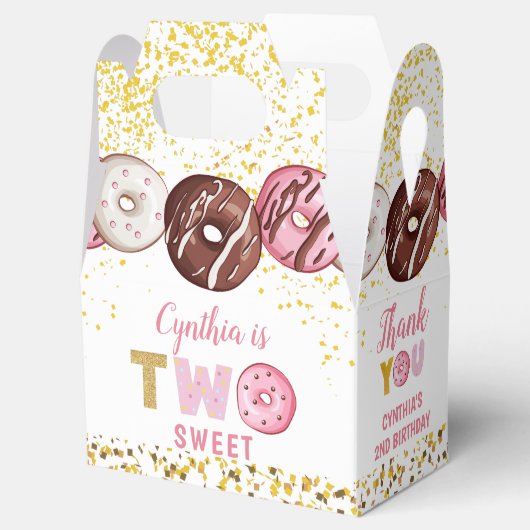 Ballotins Gold Parties scintillant Two Sweet Donut 2e fête d (Ouvert)