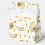 Ballotins Gold Ramadan Mubarak Pattern with Custom Name (Recto)