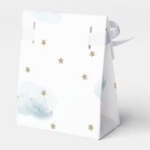 Ballotins Gold Stars & Clouds Baby shower boîte cadeau (Arrière)