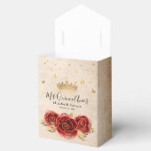 Ballotins Gold vintage et Rose rouge Merci fête d'anniversai (Ouvert)