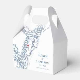 Ballotins Golden Isles Georgia Carte Mariage élégant