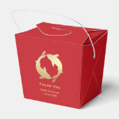 Ballotins Golden Koi Mariage chinois (Arrière)