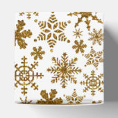 Ballotins Golden Snowflakes Festive Mariage de Noël (Haut)