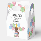 Ballotins Goldendoodle Chien Anniversaire Merci Ballotin (Ouvert)