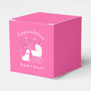 Ballotins Goldendoodle Dog Baby Shower Pink Girl