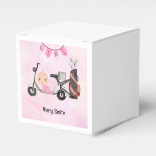 Ballotins Golf Baby Girl pour Baby shower sur rose