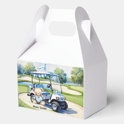 Ballotins Golf Baby shower Boy (Verso)