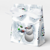 Ballotins Golf Ball Snowman Noël (Verso)
