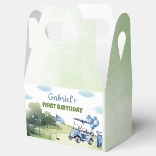 Ballotins Golf Mini Thème Garçon Anniversaire Ballotin de fê (Ouvert)