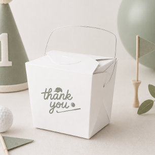 Ballotins Golf Vert Sauge 1er Anniversaire Merci
