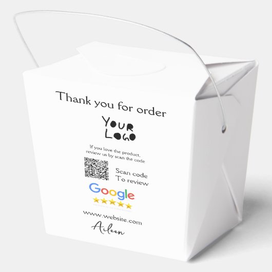 Ballotins Google examen logo entreprise site Web scanner cod (Verso)