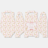 Ballotins Goose nursery rhymes pink baby shower personalized (Déplié)