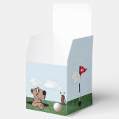 Ballotins Gopher & Golf Ballotin avec Ball, Drapeau & Panier (Ouvert)