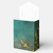 Ballotins Goth Floral Turquoise Et Or (Ouvert)