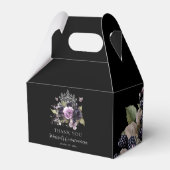 Ballotins Goth Purple & Black Moody Florals Quinceañera (Verso)