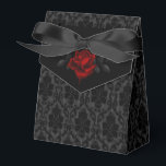 Ballotins Gothic Black Damask Rose Wedding<br><div class="desc">The Design features grey and black damask and a red,  bloody rose.  It's perfect for couples looking for an unconventional and unique Gothic wedding.</div>