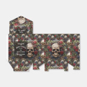 Ballotins Gothique Céltic Skuls et Rose Mariage de vélo (Déplié)