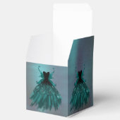 Ballotins Gothique Fairy Turquoise Gown | Fleur verte profon (Ouvert)