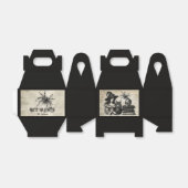 Ballotins Gothique Halloween crâne d'araignée de ciel (Déplié)