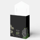 Ballotins Gothique Halloween Rose noir Mariage (Ouvert)