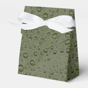 Ballotins gouttelettes d'eau verte d'olive