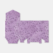 Ballotins gouttelettes d'eau violette (Déplié)