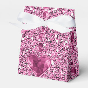 Ballotins Gouttelettes roses de parties scintillantes et de