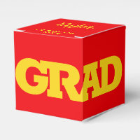 GRAD Jaune et Rouge Parti de Graduation