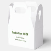 Ballotins Graduation 20XX ajouter nom année école vert moder (Ouvert)