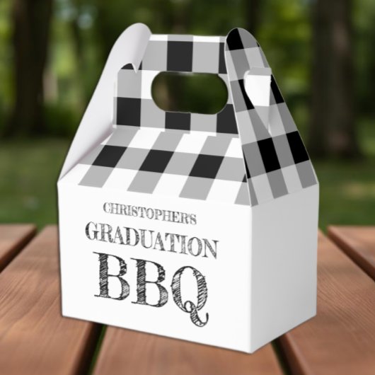 Ballotins Graduation BBQ Gingham