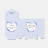 Ballotins Graduation Bible Verse Foi chrétienne Lumière Bleu (Déplié)