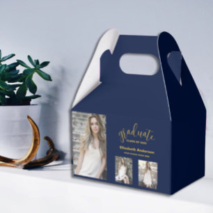 Ballotins Graduation minimaliste de 3 photos