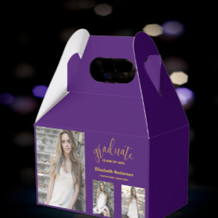 Ballotins Graduation minimaliste de 3 photos