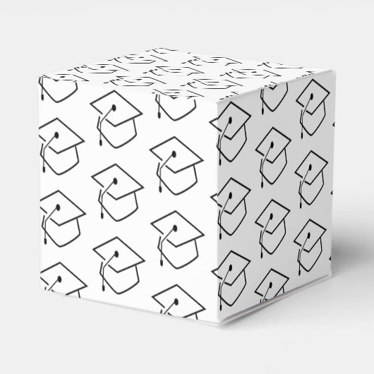 Ballotins Graduation moderne 2020 Motif noir et blanc (Arrière)