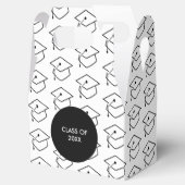 Ballotins Graduation moderne 2020 Motif noir et blanc (Ouvert)