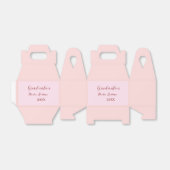 Ballotins Graduation name class of 20XX mauve calligraphy co (Déplié)