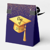 Ballotins Graduation party 2025 diplômé or bleu (Arrière)